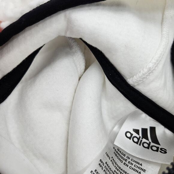 Adidas Size 3 Month Baby Hooded Sherpa Coverall Snowsuit Cozy Fleece Teddy Bear - Picture 10 of 11